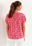 Elin Frill Top - Pink/Patterned
