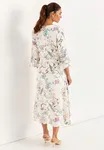 Roxie Pleat Dress - Offwhite/Patterned