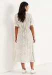Lilly Long Dress - Beige/Patterned