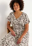 Katarina Dress - Brown/Patterned