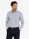 Filip Performance Shirt - Bright White Navy Square