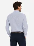 Filip Performance Shirt - Bright White Navy Square