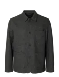 Landon Blend Blazer - Dark Grey Melange