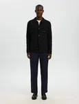 Nealy Knit Workwear Cardigan  - Black
