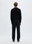 Teller Half Zip Polo - Black