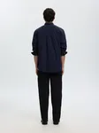 Regcole Jay Melange Shirt - Sky Captain Melange
