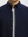 Regcole Jay Melange Shirt - Sky Captain Melange