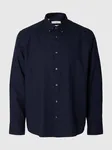 Regcole Jay Melange Shirt - Sky Captain Melange