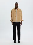 Motto Kris Cord Overshirt - Cornstalk