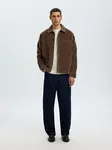 Motto Kris Cord Overshirt - Chocolate Chip