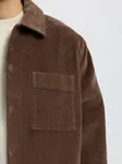 Motto Kris Cord Overshirt - Chocolate Chip