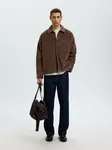 Motto Kris Cord Overshirt - Chocolate Chip