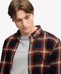 Cotton Lumberiack shirt - Worker Check Navy
