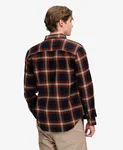 Cotton Lumberiack shirt - Worker Check Navy
