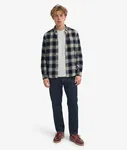 Cotton Lumberiack shirt - Cedar Check Navy