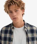 Cotton Lumberiack shirt - Cedar Check Navy