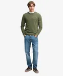 Classic Heavy Texture Sweater - Beetle Green
