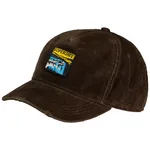 ¨Graphic Cord Trucker Cap - Dark Brown Cord