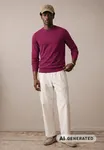 O-neck Air Cotton  - Grape