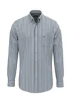 Poplin Stripes Shirt - Teal