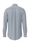 Poplin Stripes Shirt - Teal