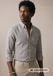Dobby Check Shirt - Teal