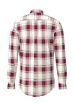 Herringbone Check Shirt - Brick