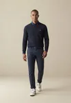 O-neck Knitted Sweater - Black