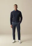 O-neck Knitted Sweater - Black