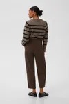 Merle Pants Cropped  - Coffee Bean