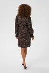 Dotte Dress - Coffee Bean Turtledove Dot