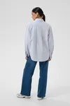 Aster Shirt - Blue Fog Chalk Black Stripe