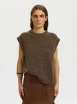 Knit Vest - Dachshund Melange
