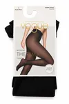 Sheer Effect Tights  - Black