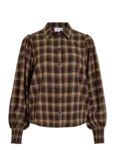 Lene Check Shirt - Nomad Coffee Bean