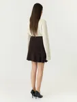 Colly Suede Skirt - Coffee Bean