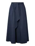 Leona Long Skirt - Navy Blazer W. Checks