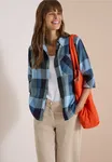 Check Blouse - Urban Dark Blue               