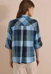 Check Blouse - Urban Dark Blue               