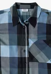 Check Blouse - Urban Dark Blue               