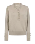 Katie Pullover - Moonbeam Melange