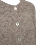 Grslulu Cardigan  - Desert Taupe Melange