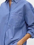 Zila Ree Shirt - Clematis Blue/White Stripe