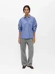 Zila Ree Shirt - Clematis Blue/White Stripe