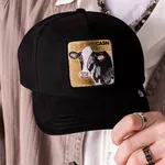 Golden Cow Cap - White