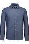 Soft Indigo Stretch Shirt - Mid Blue
