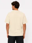 Embroidery Oversized T-shirt - Cream