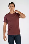 Lindbergh Print Tee  - Burgundy