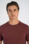 Lindbergh Print Tee  - Burgundy