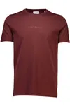 Lindbergh Print Tee  - Burgundy